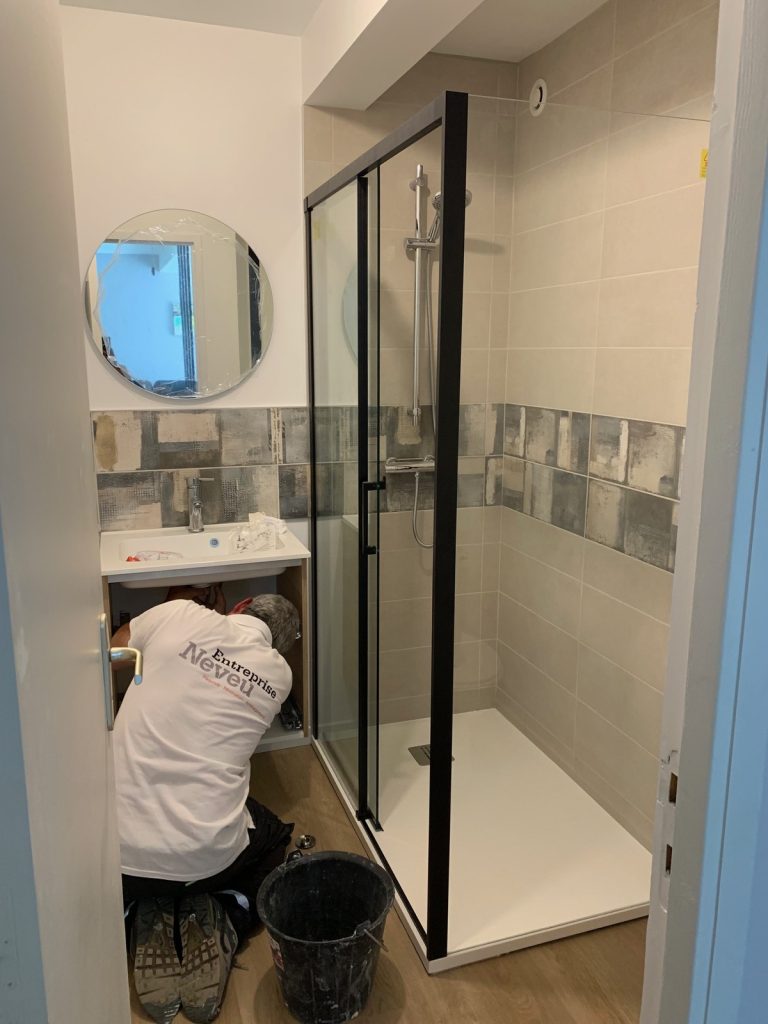 Rénovation totale d'une salle d'eau